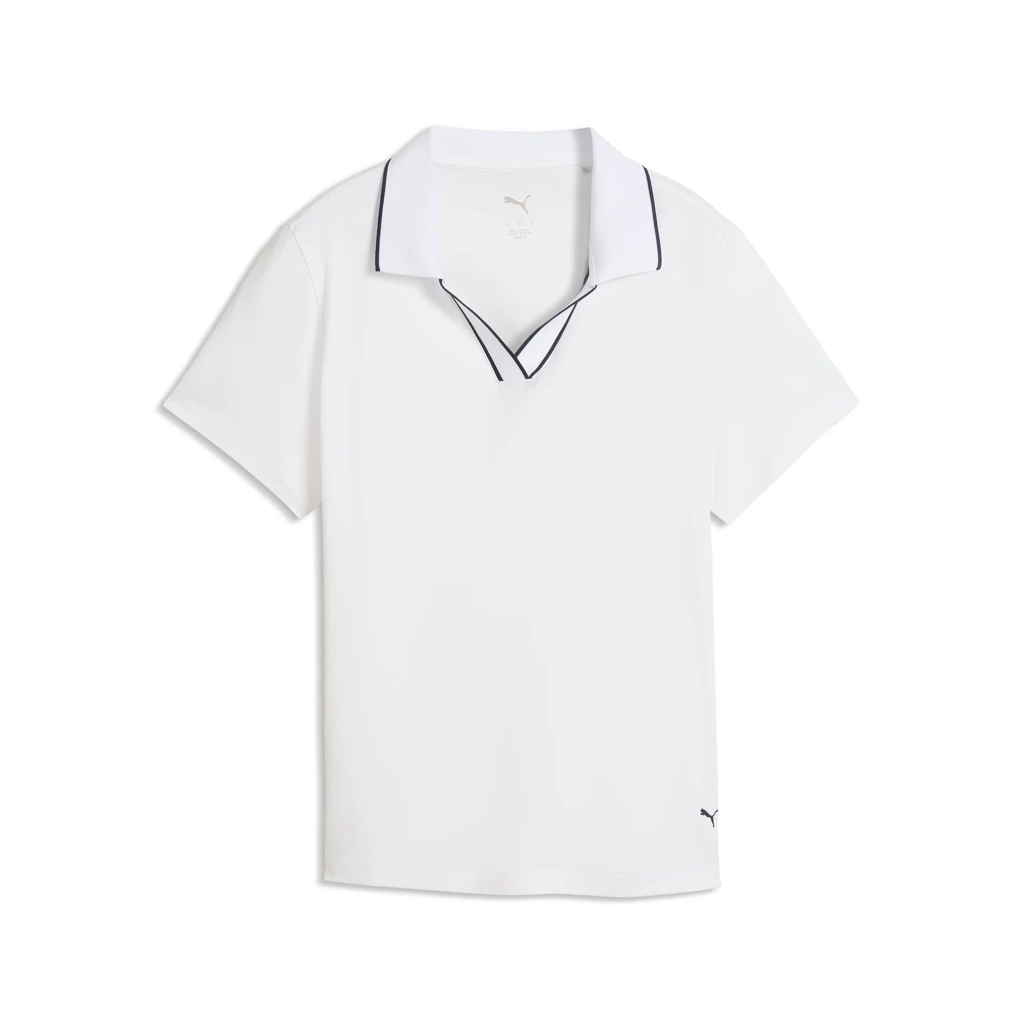 Puma Ladies CLOUDSPUN Essential Short Sleeve Golf Polo - White