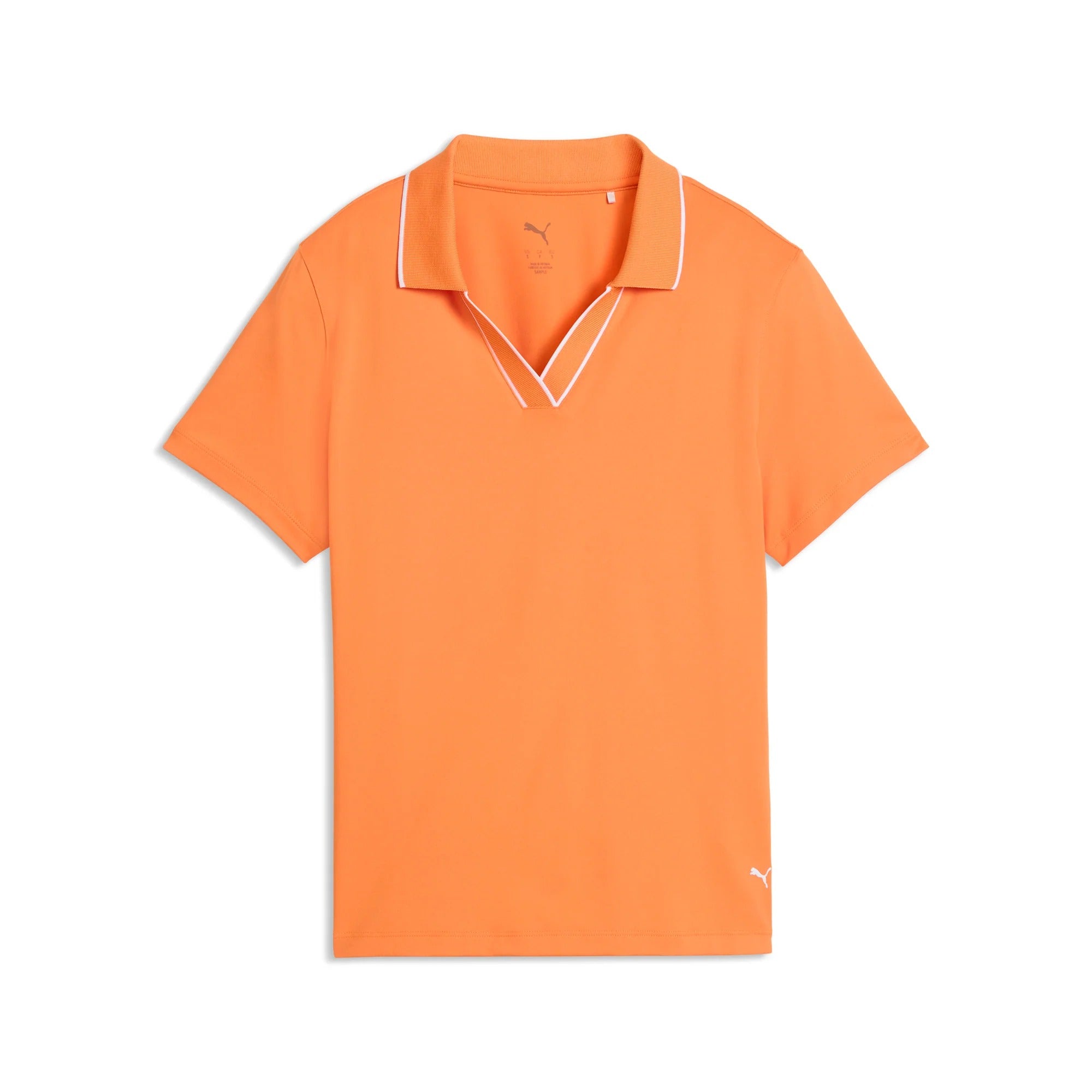 Puma Ladies CLOUDSPUN Essential Golf Polo - Orange