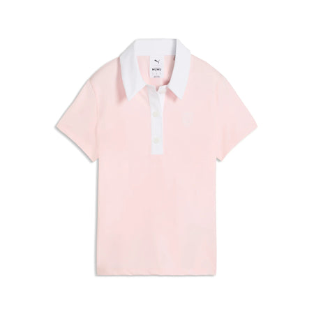 Puma Ladies PUMA x Mumu Crest Polo - Rose | Free Shipping Nationw