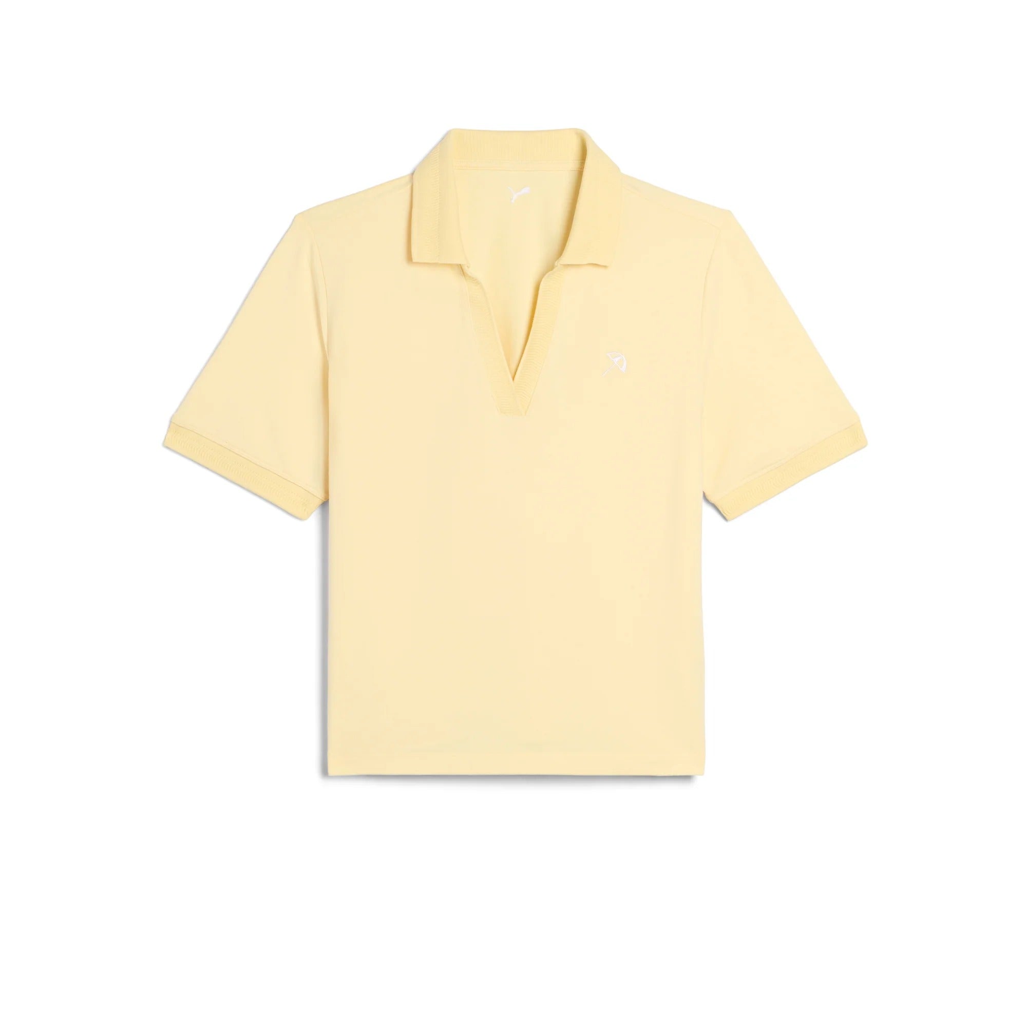 Puma Ladies PUMA x AP Modalon Short Sleeve Polo - Yellow