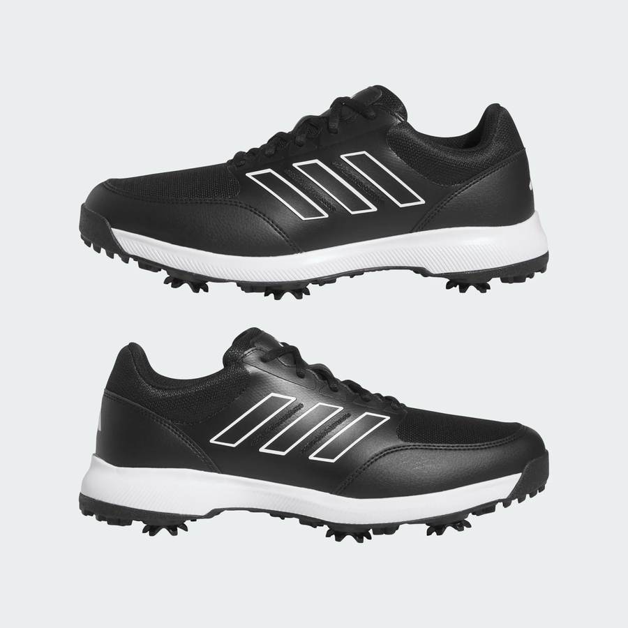Adidas Tech Response 3.0 Wide Golf Shoes - Black/White