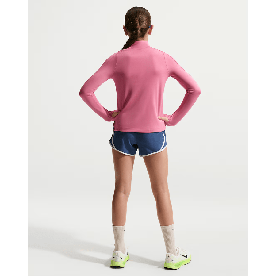 Haut Nike Dri-FIT à manches longues avec 1/4 de zip pour fille