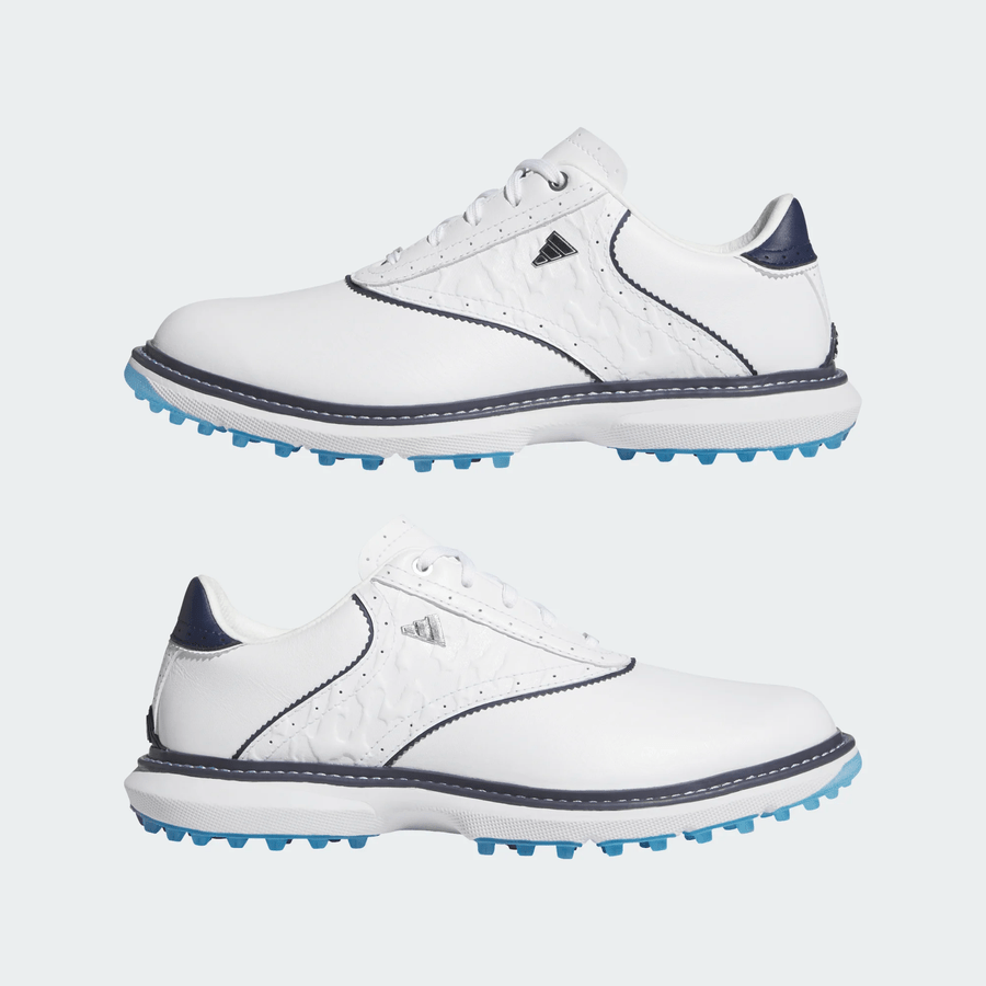 Adidas Ladies MC70 Spikeless Golf Shoes - White/Navy