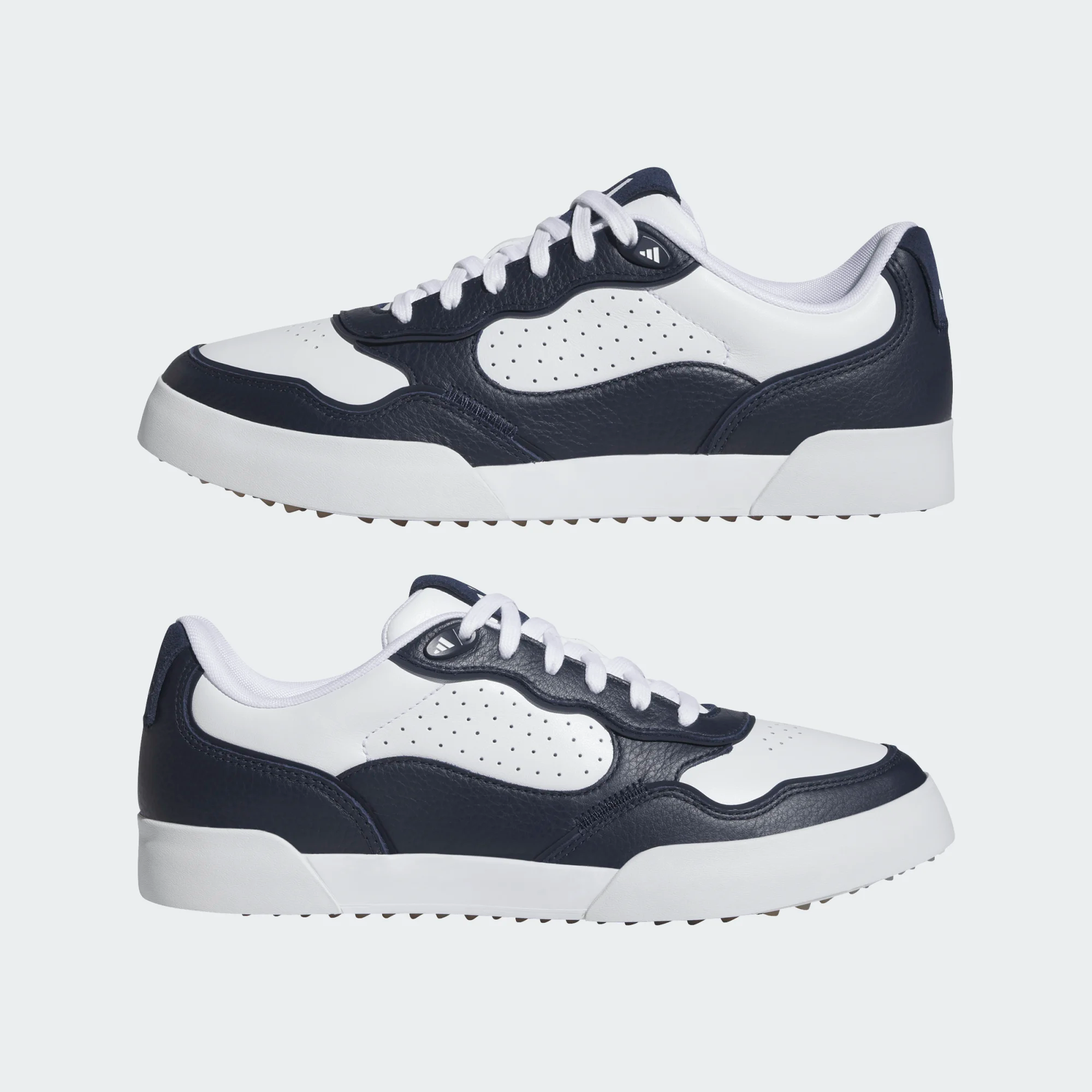 Adidas Retrocross 25 Spikeless Golf Shoes - White/Navy
