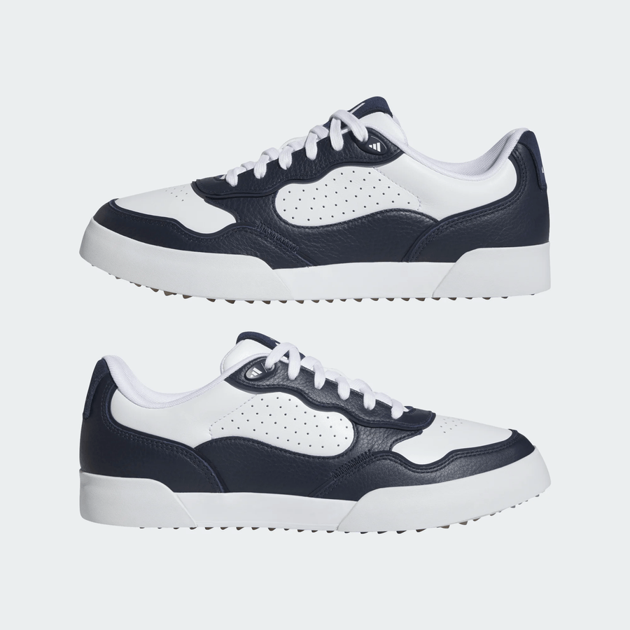 Adidas Retrocross 25 Spikeless Golf Shoes - White/Navy