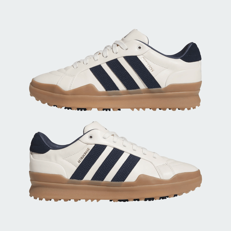 Adidas Retrocross Gripmore Spikeless Golf Shoes - White/Navy