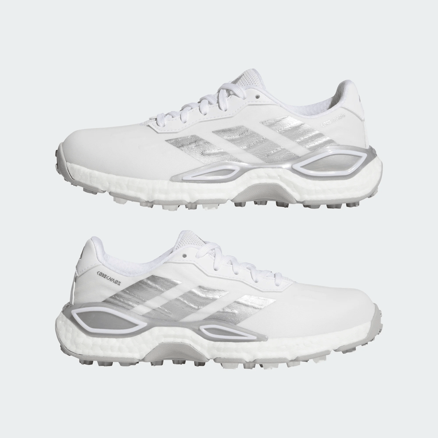Adidas Codechaos 27 chaussures de golf sans crampons pour femme - blanc/gris