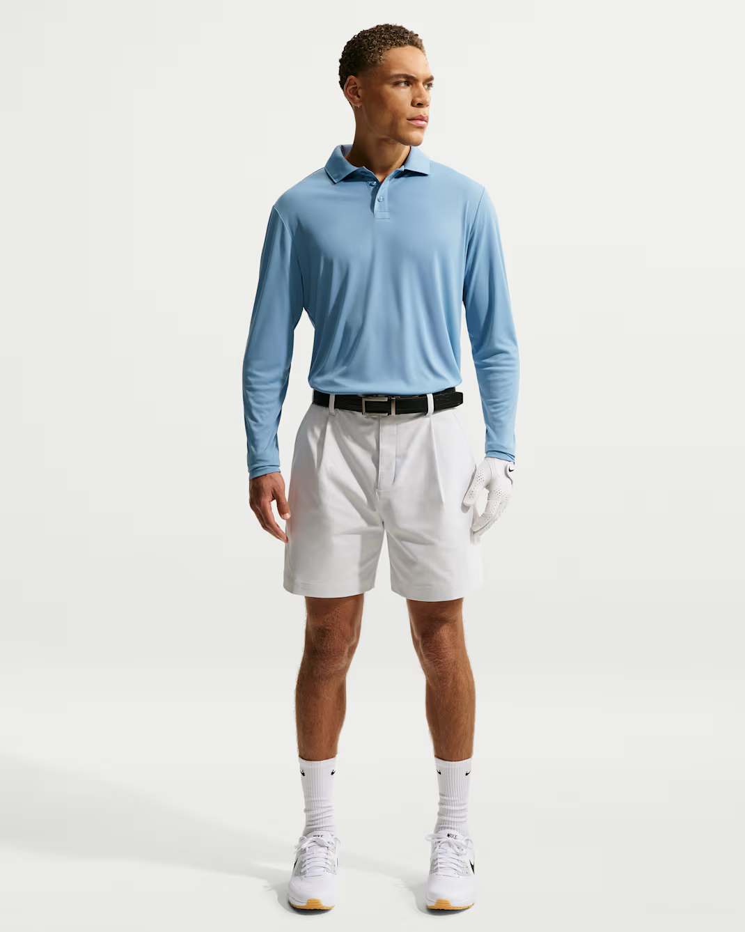 Nike Dri-FIT Par Tonal Long-Sleeve Golf Polo