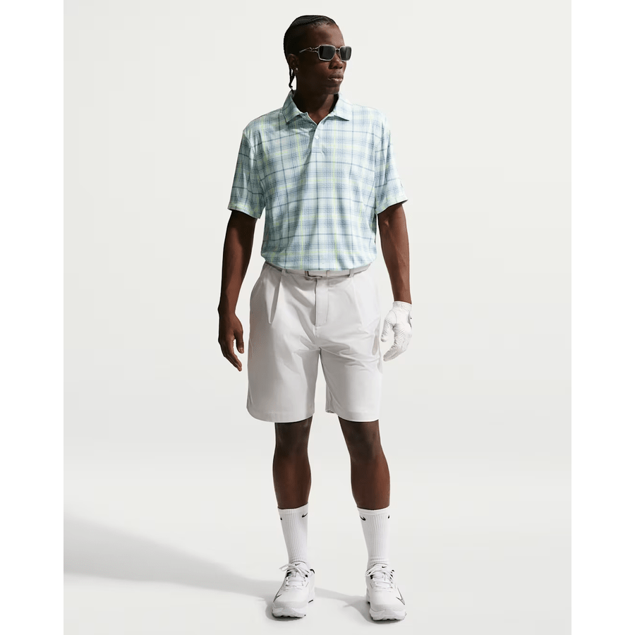 Nike Par Dri-FIT Tartan Short-Sleeve Golf Polo