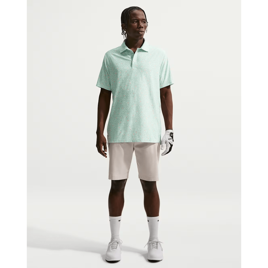 Nike Dri-FIT Floral Short-Sleeve Golf Polo