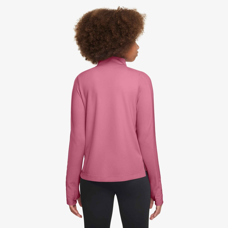 Nike Haut Dri-FIT à manches longues et demi-zip pour filles