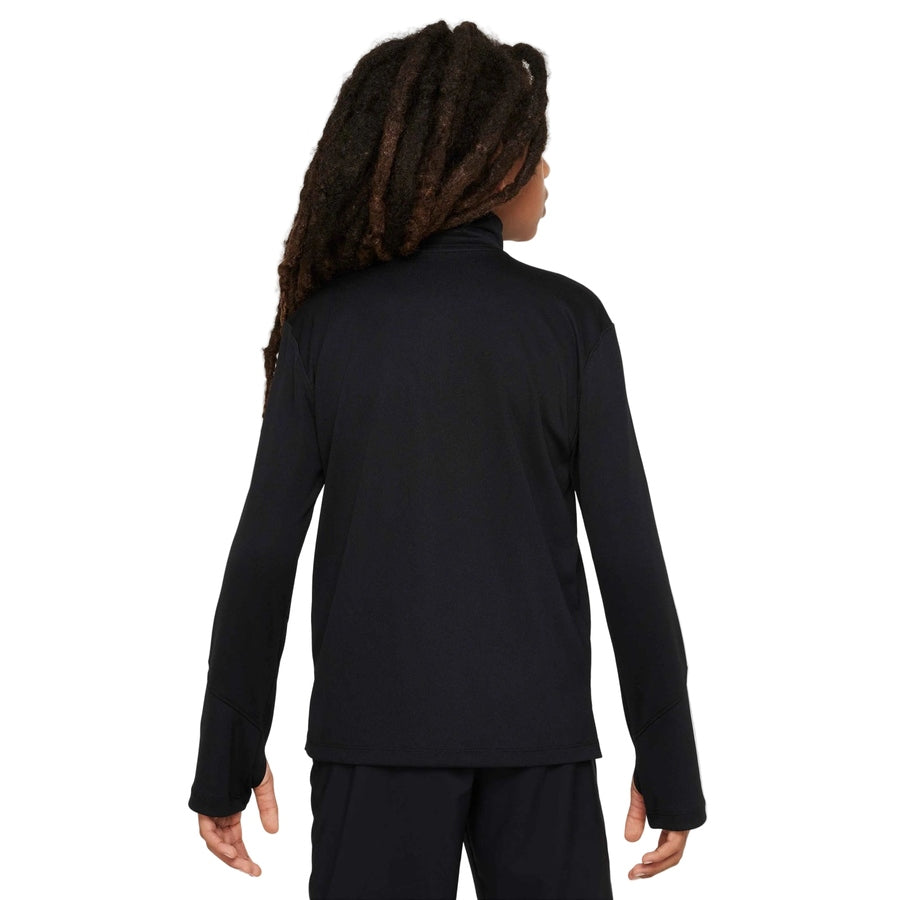 Haut Nike Dri-FIT UV à manches longues et demi-zip pour garçons plus âgés, multicolore