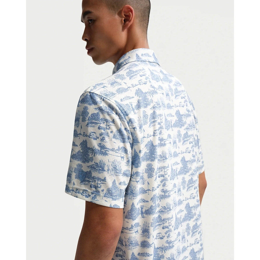 Nike Dri-FIT Toile Short-Sleeve Golf Polo