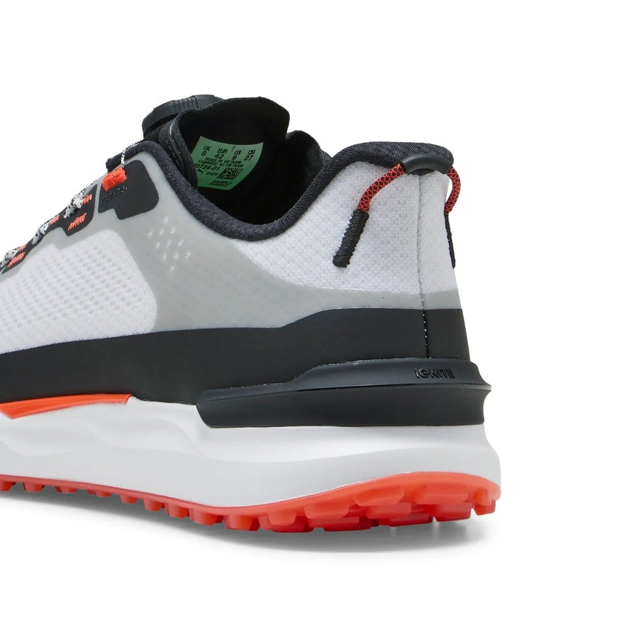 Puma Ignite Elevate 2 Disc Spikeless Golf Shoes - White/Black