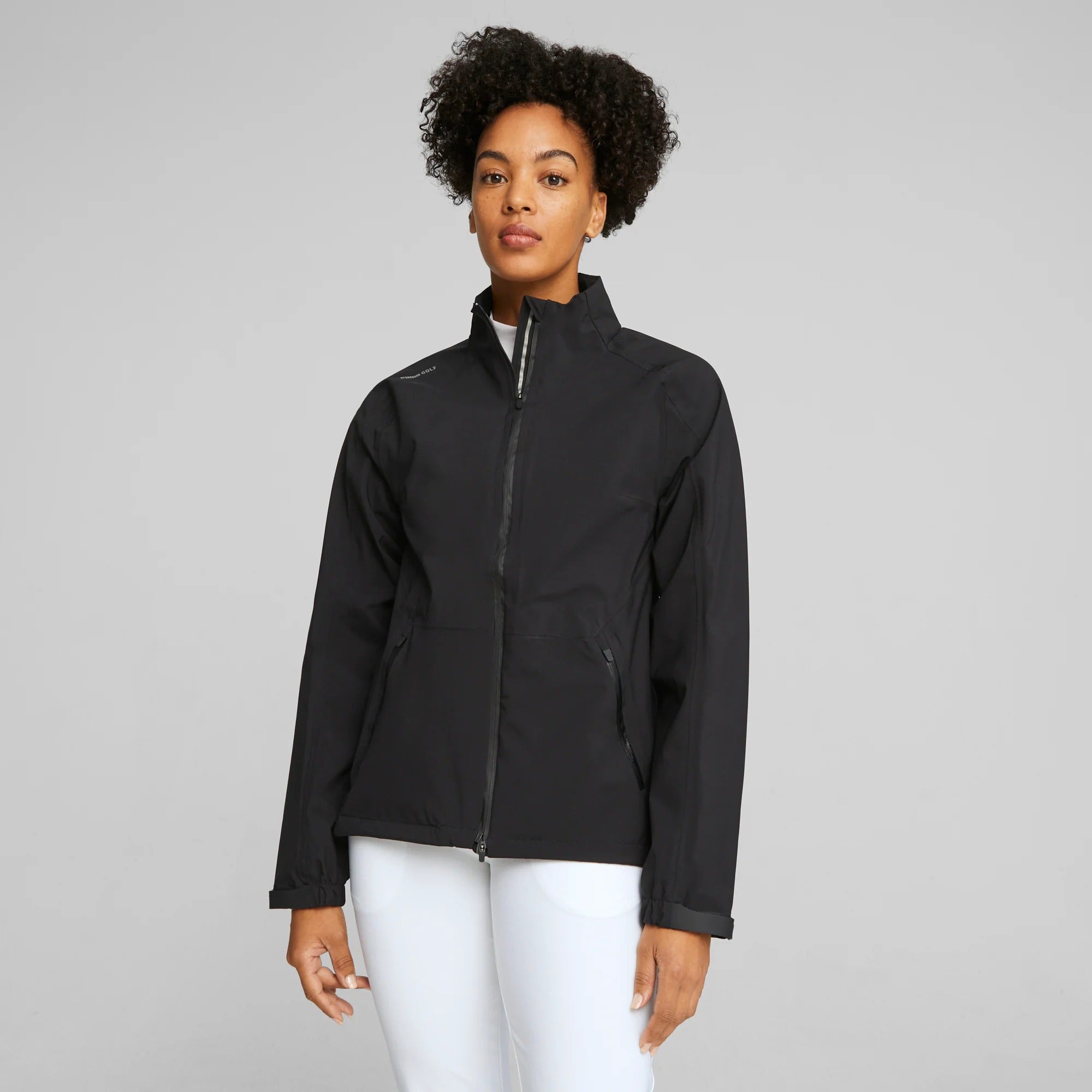 Puma Ladies DRYLBL Rain Golf Jacket - Black