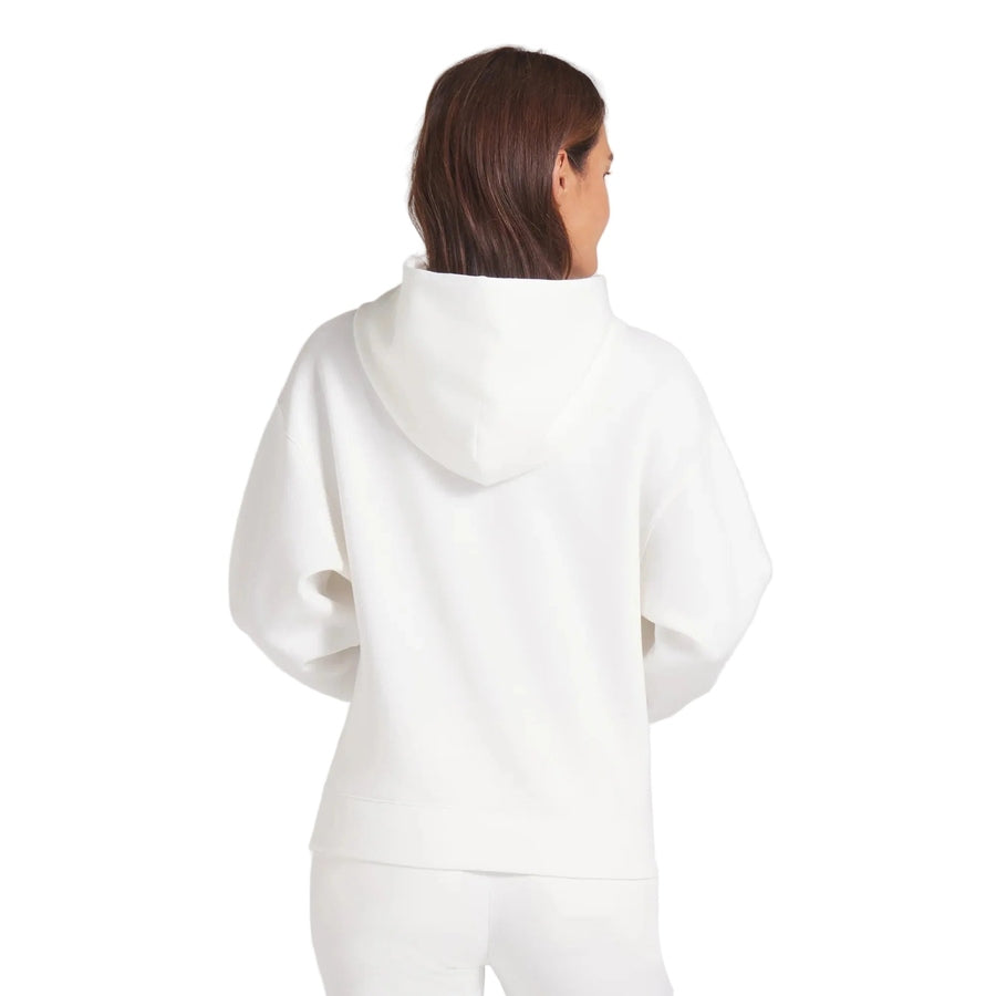 Puma Ladies Cloudspun Fleece Hoodie - White