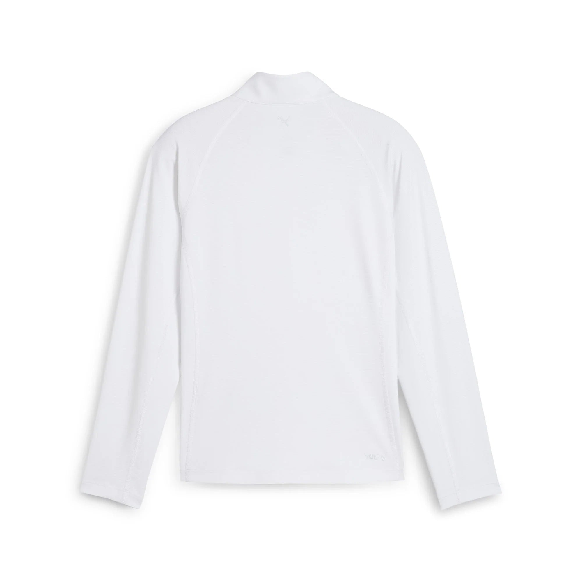 Puma Junior Girls YouV Brrr Golf 1/4 Zip - White