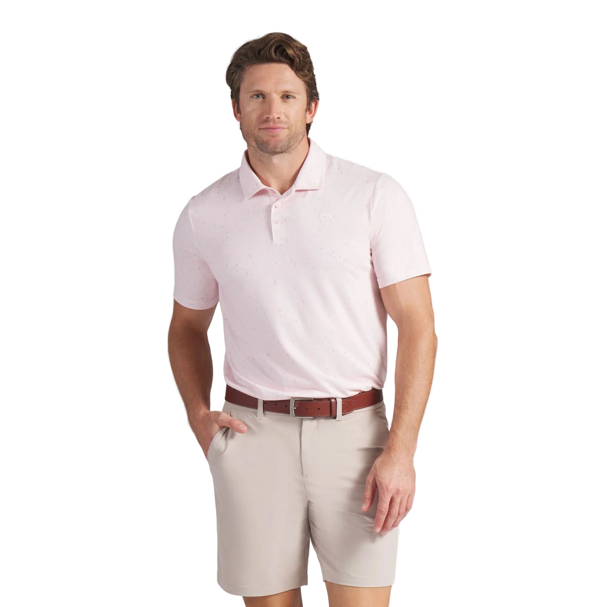Puma CLOUDSPUN Posy LC Golf Polo - Rose