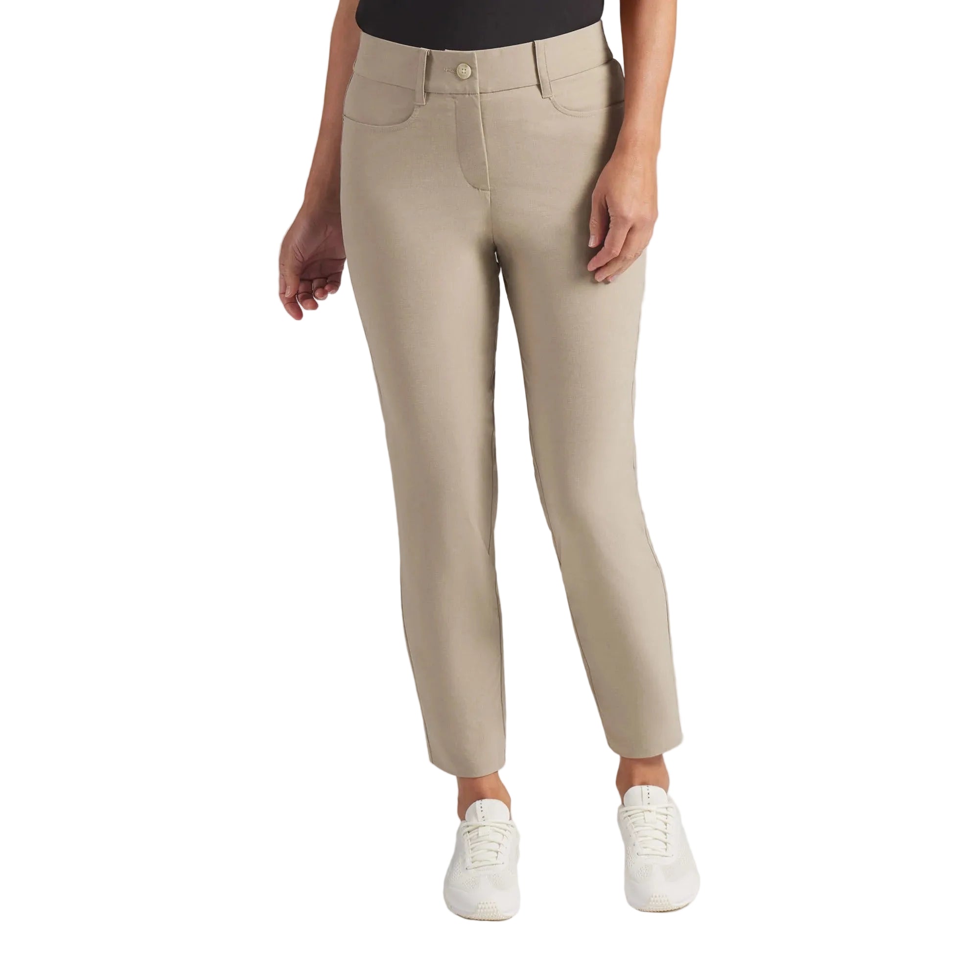 Puma Ladies Avant Slim Golf Pants - Beige