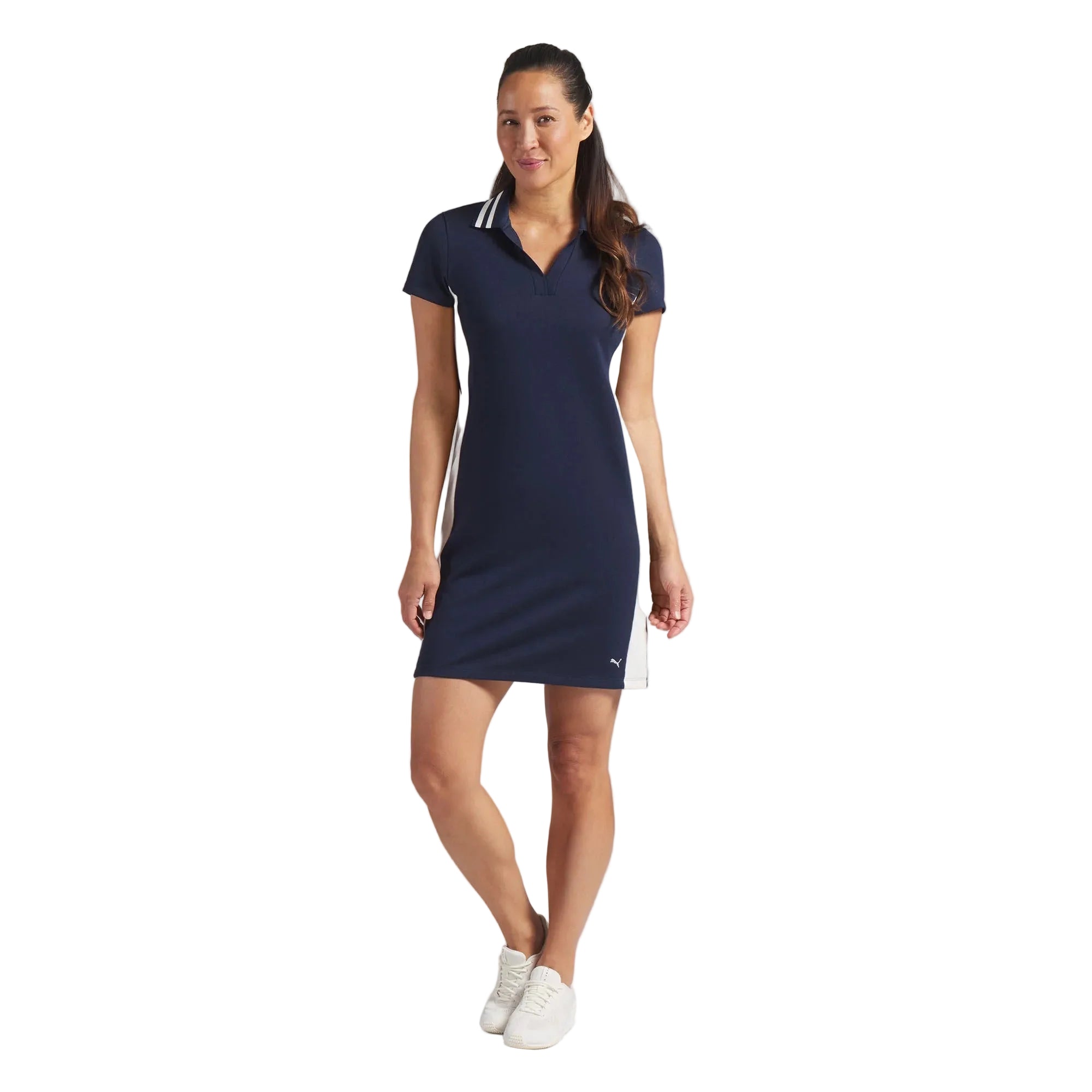 Puma Ladies Pique Golf Dress - Navy