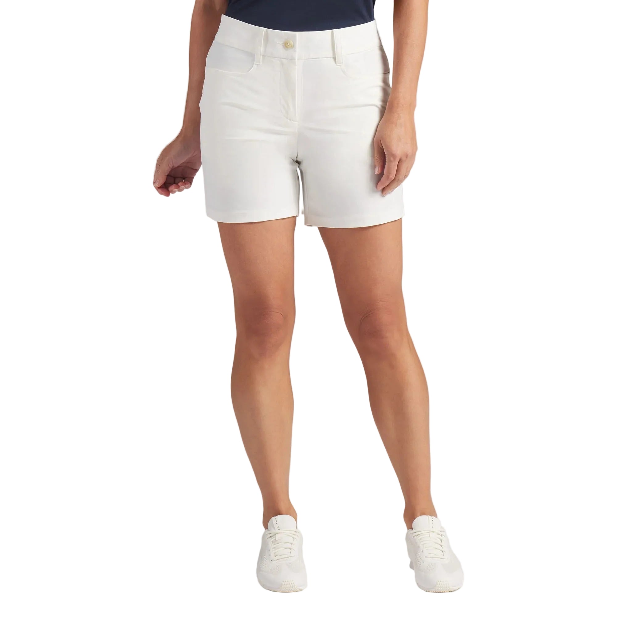 Puma Ladies Avant 6" Golf Shorts - White