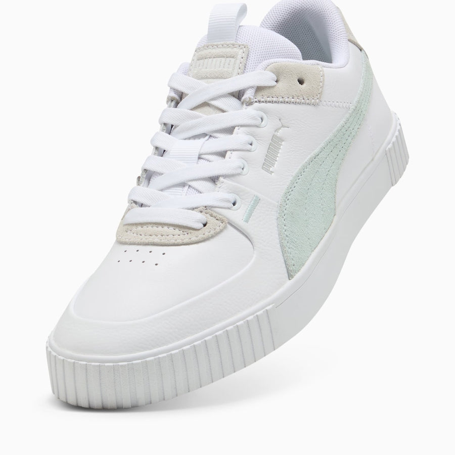 Puma Ladies Cali G Spikeless Golf Shoes - White/Blue