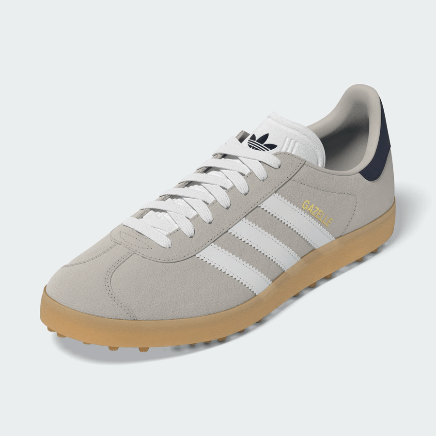 Adidas Gazelle Spikeless Golf Shoes - Beige/White