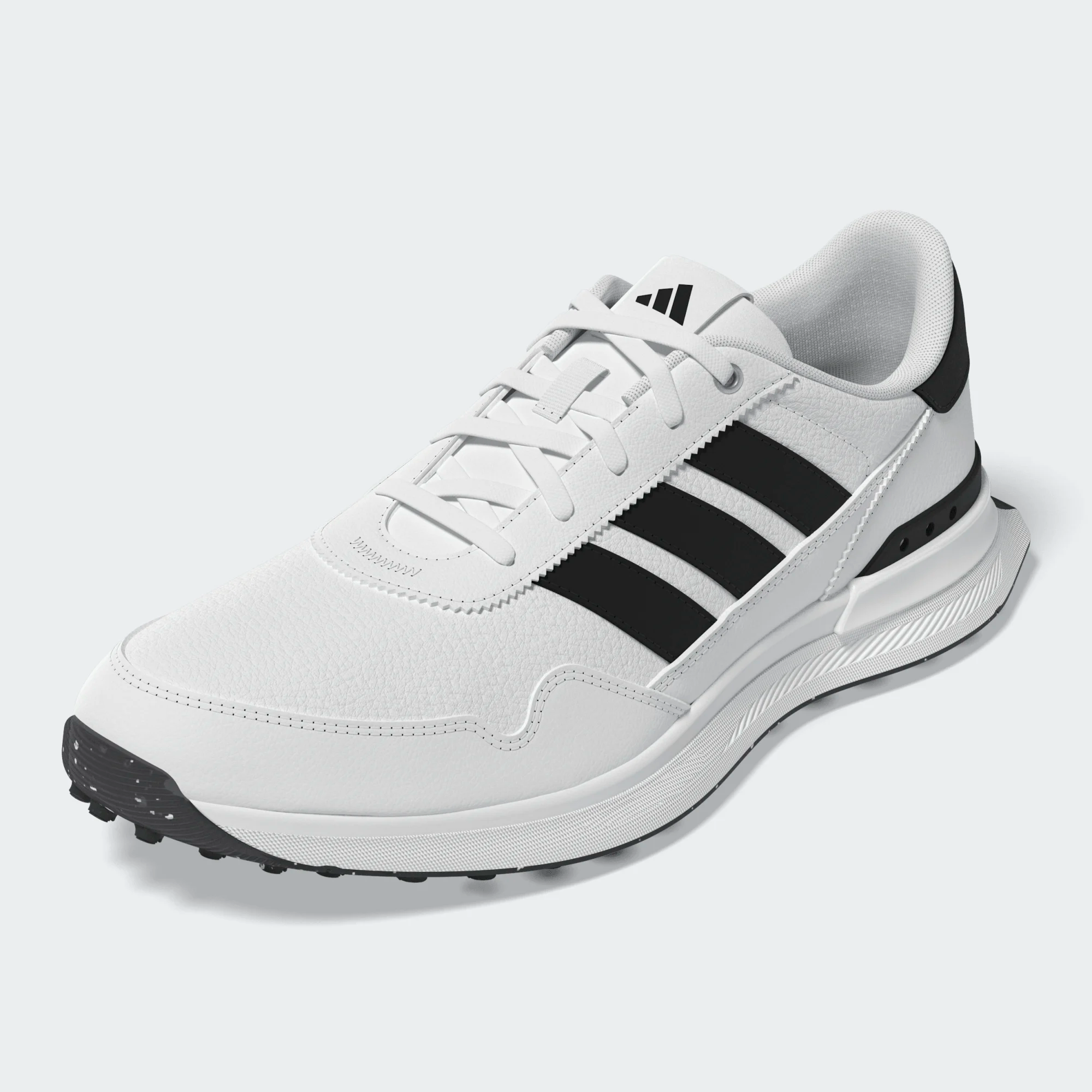 Adidas S2G 26 Leather Spikeless Golf Shoes - White/Black