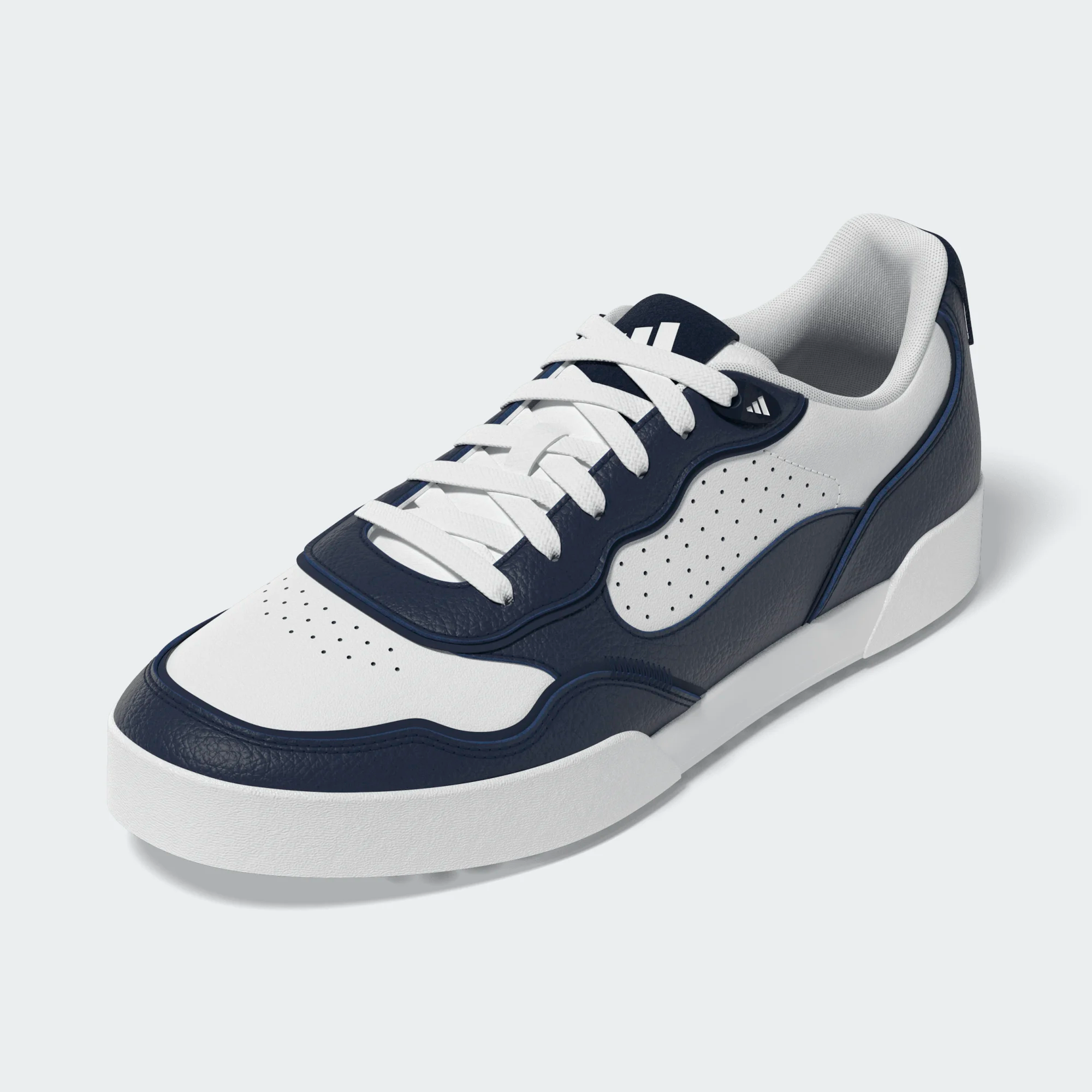 Adidas Retrocross 25 Spikeless Golf Shoes - White/Navy