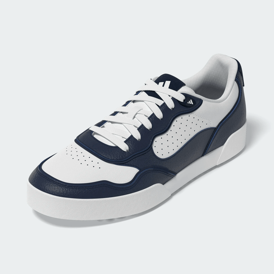 Adidas Retrocross 25 Spikeless Golf Shoes - White/Navy