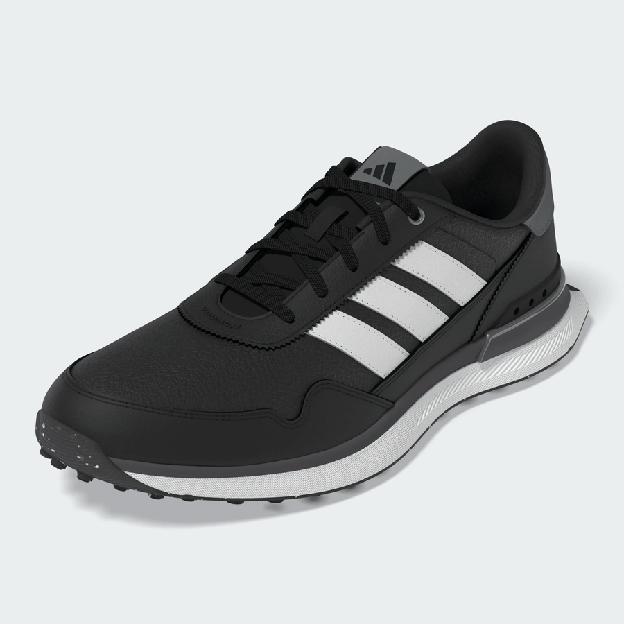 Adidas S2G 26 Leather Spikeless Golf Shoes - Black/White