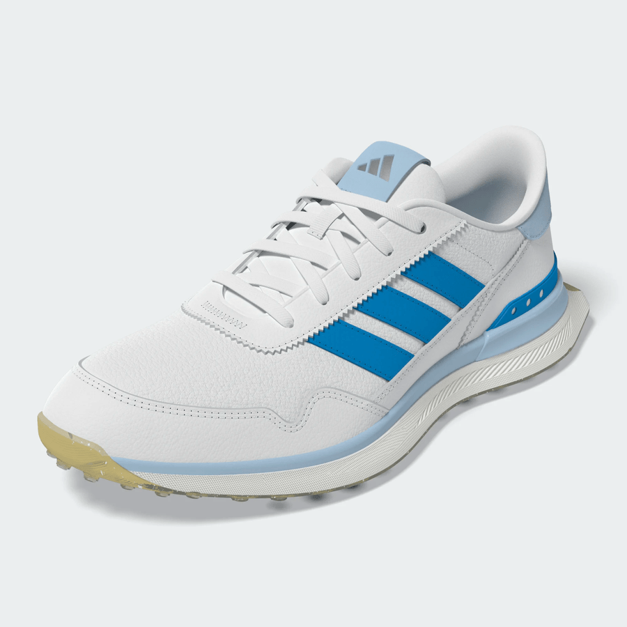 Adidas Ladies S2G 26 Leather Spikeless Golf Shoes - White/Blue