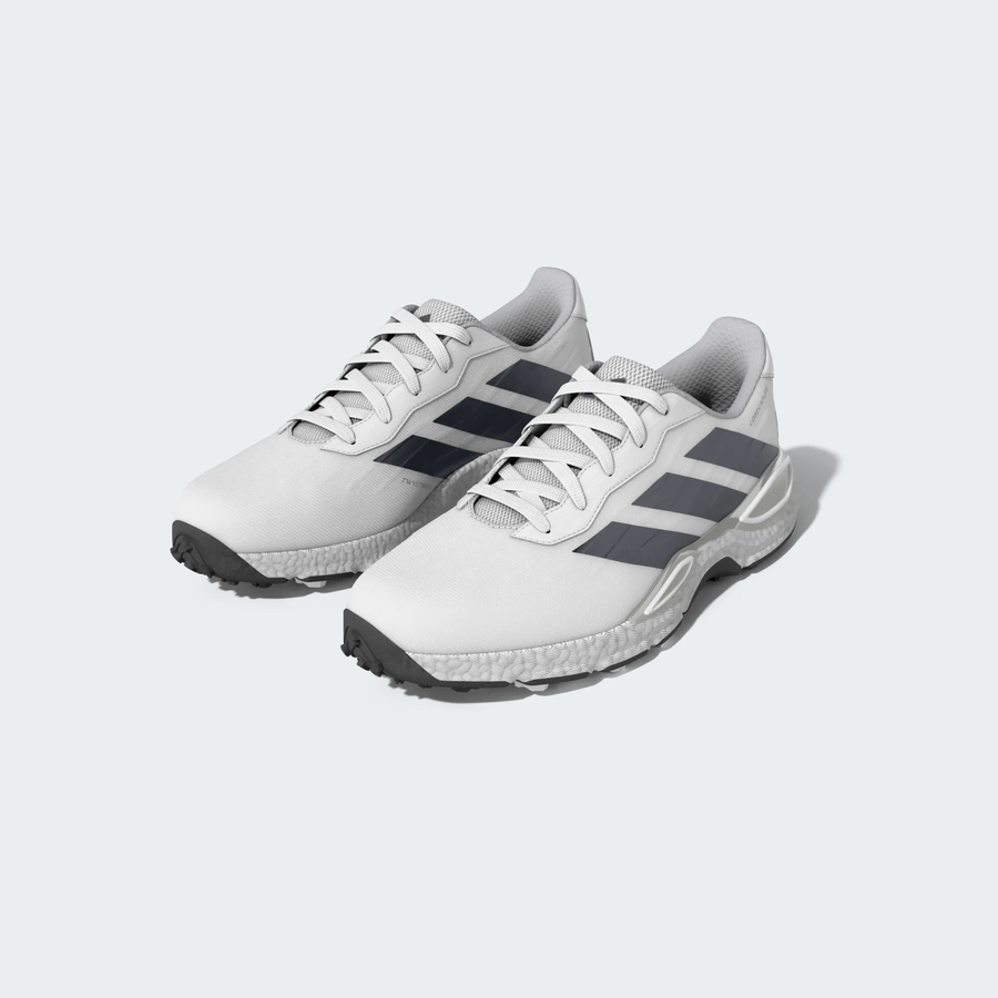 Chaussures de golf Adidas Codechaos 27 sans crampons - Blanc/Argent