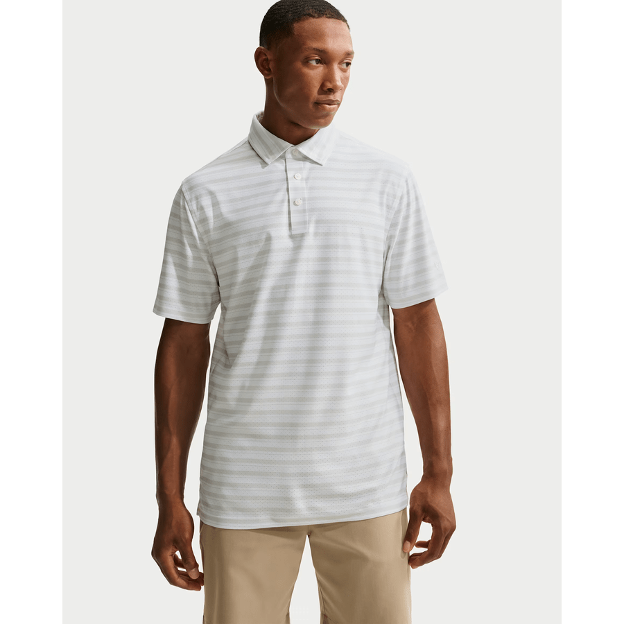 Nike Dri-FIT Stripe Short-Sleeve Golf Polo