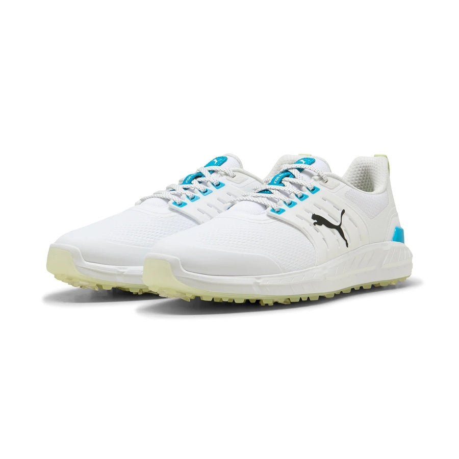 Chaussures de golf Puma Ignite Elevate 2 Tour - blanc/bleu