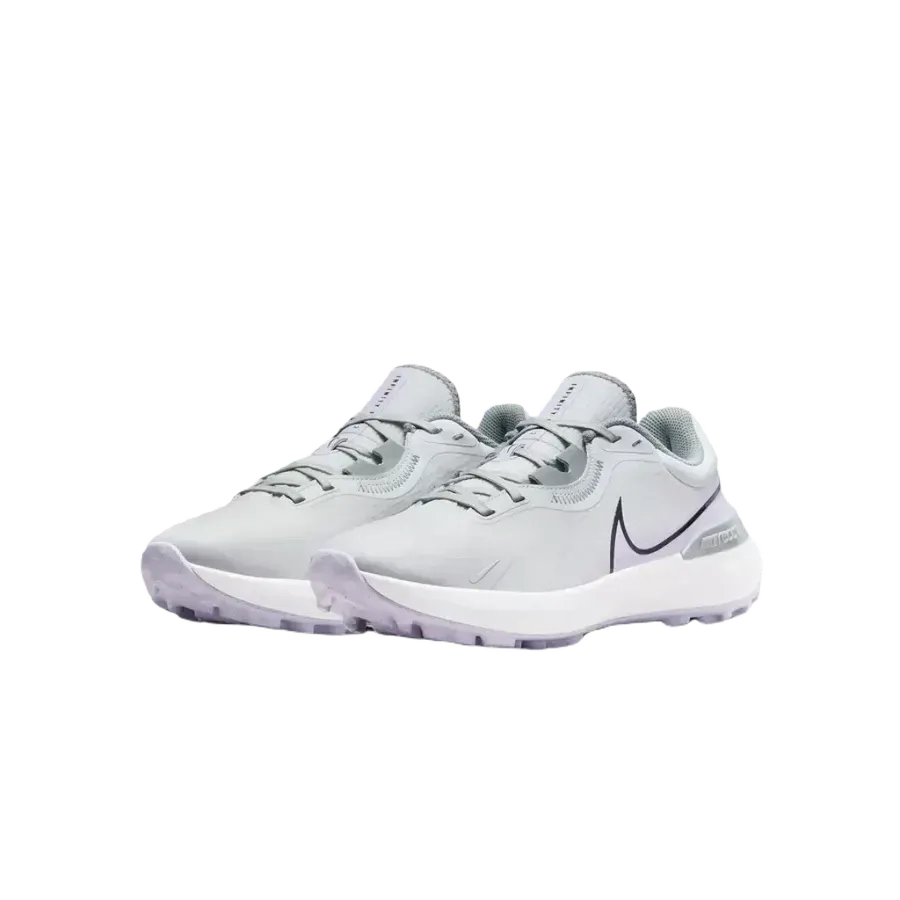 Nike Infinity Pro 2 Spikeless Golf Shoes - Grey/Violet