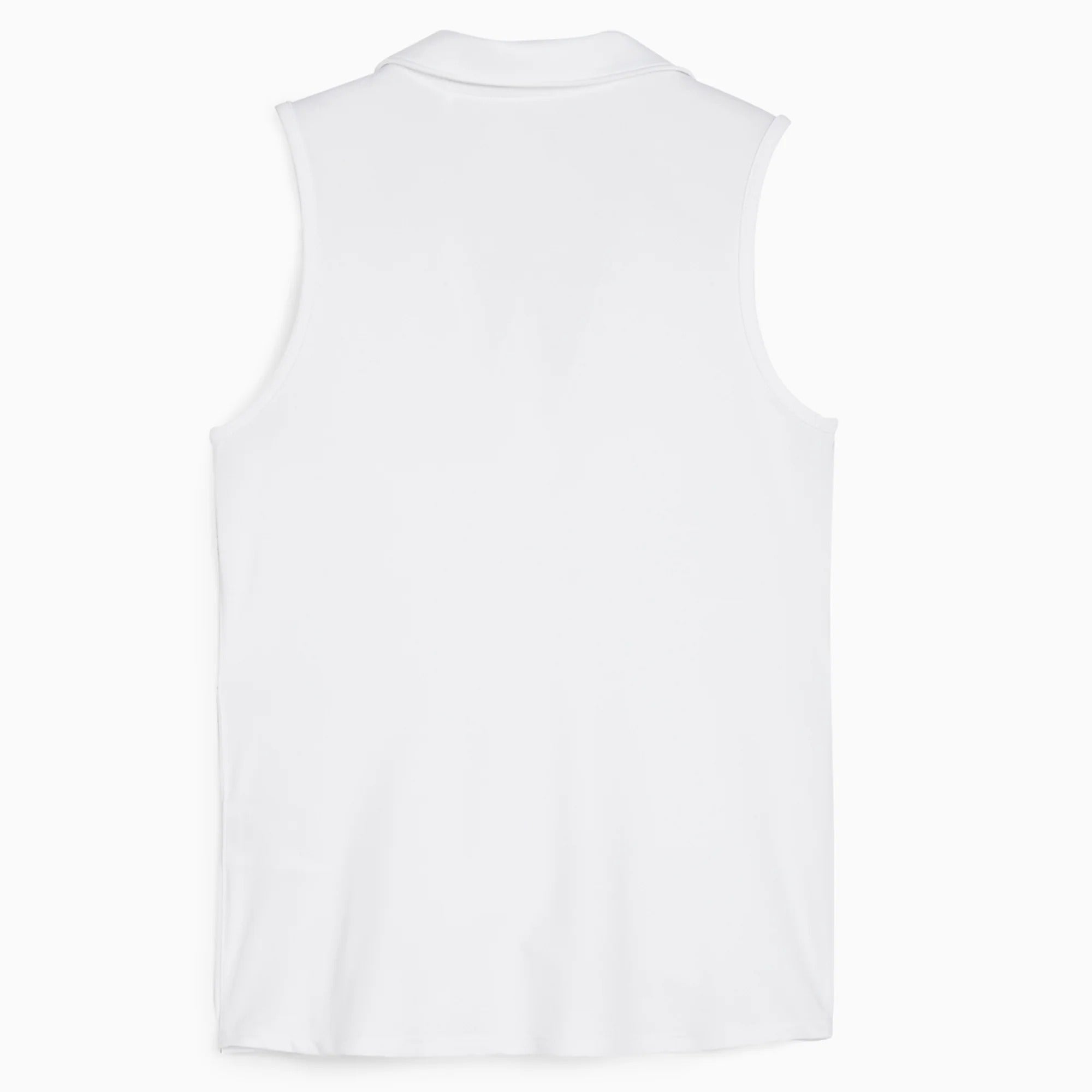 Puma Junior Girls Cloudspun Piped Sleeveless Golf Polo