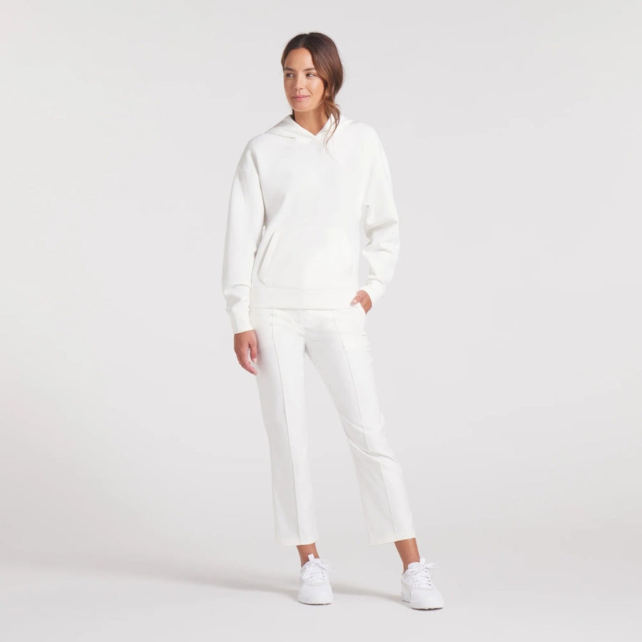 Puma Ladies Cloudspun Fleece Hoodie - White
