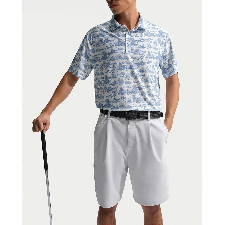 Nike Dri-FIT Toile Short-Sleeve Golf Polo
