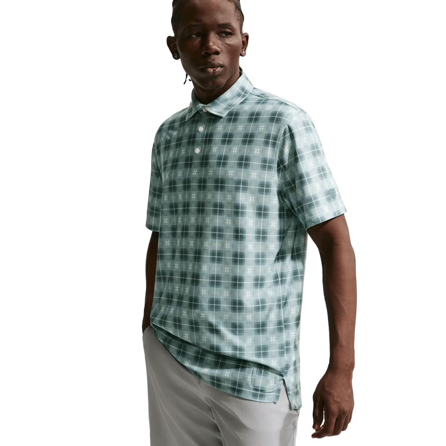 Nike Tailored Performance Tartan Dri-FIT Golf Polo