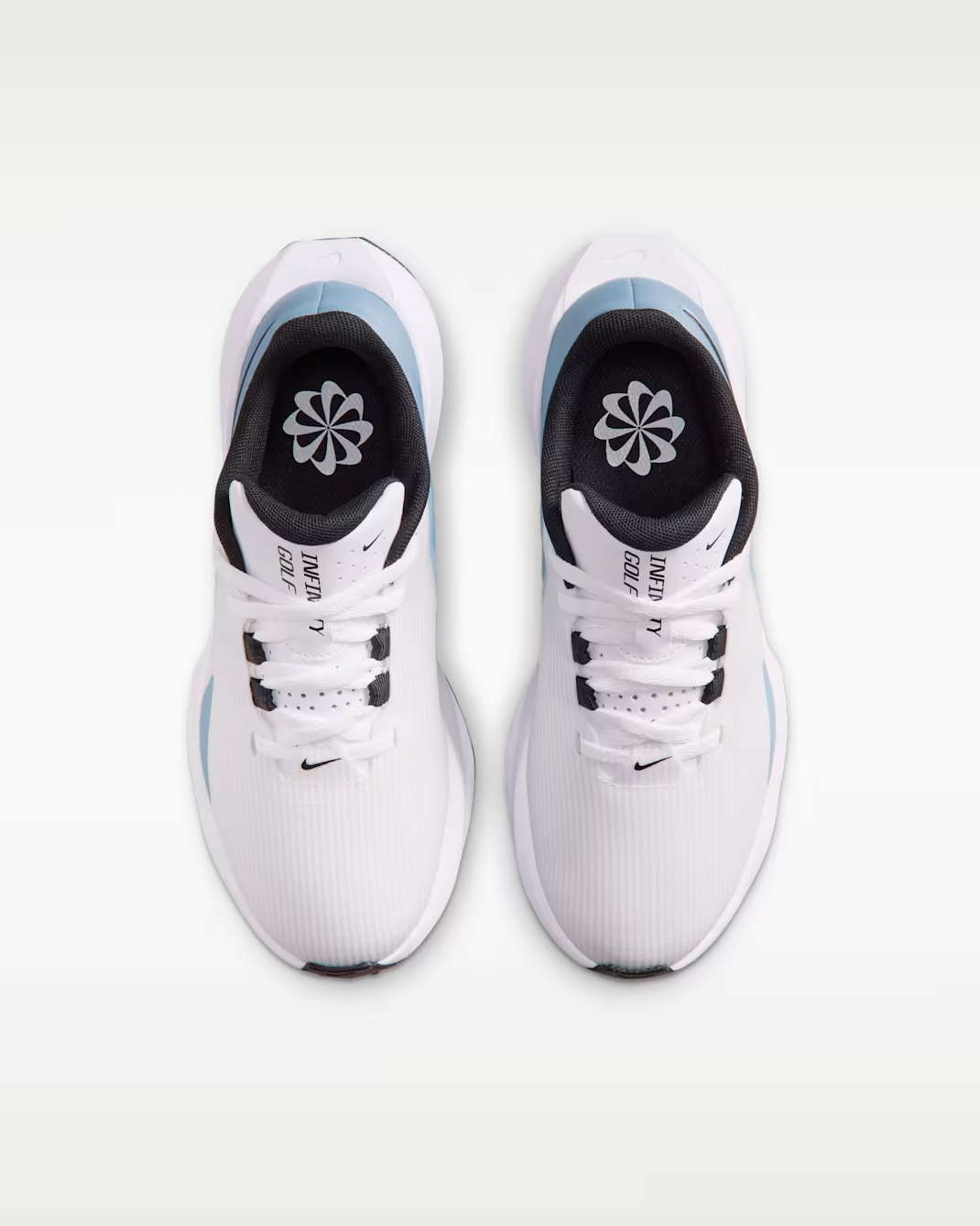 Nike Infinity G Jr. '24 Big Kids' Spikeless Golf Shoes - White/Blue