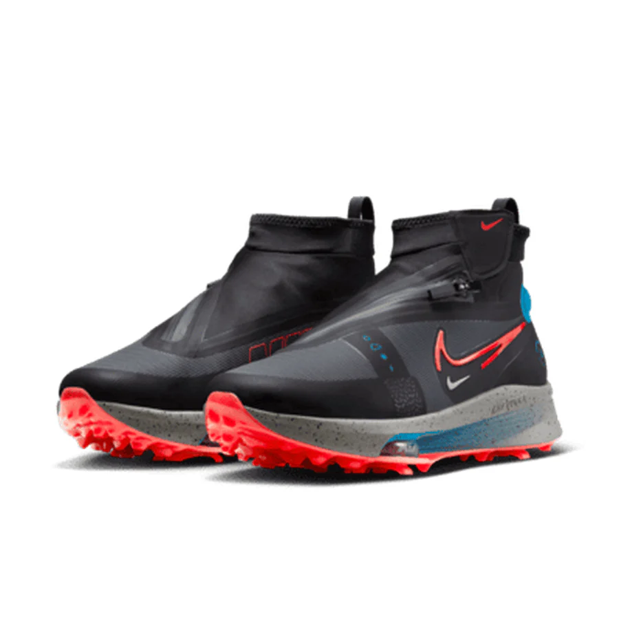 Nike Air Zoom Infinity Tour Shield 2 Golf Shoes - Anthracite/Bright Crimson/Black