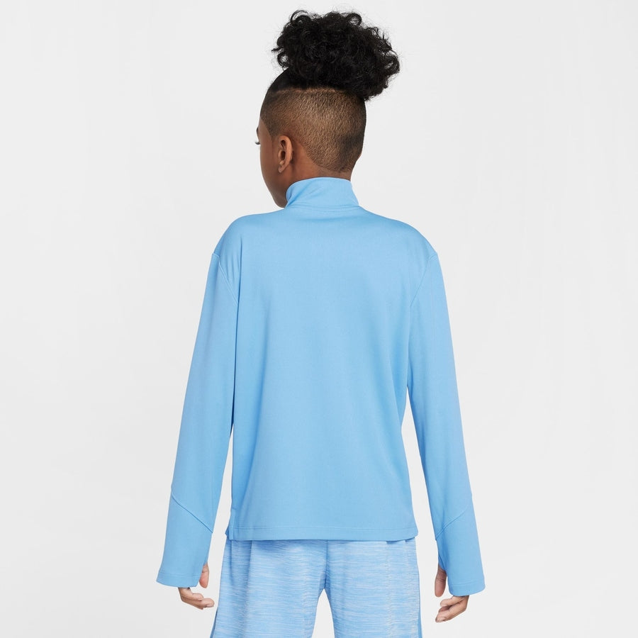 Nike haut à demi-zip à manches longues Dri-FIT UV pour grands garçons, multicolore