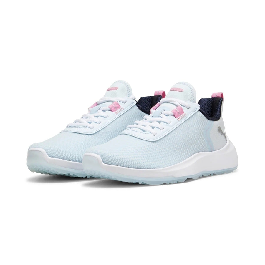 Puma Ladies Fusion Crush Sport Spikeless Golf Shoes - Blue/Pink