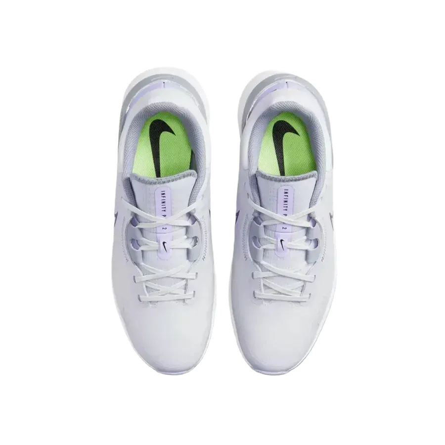 Nike Infinity Pro 2 Spikeless Golf Shoes - Grey/Violet