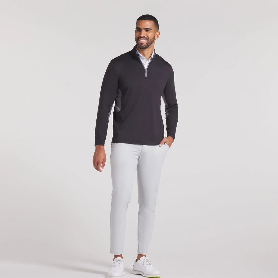 Puma Pure 2.0 1/4 Zip Golf Pullover - Black