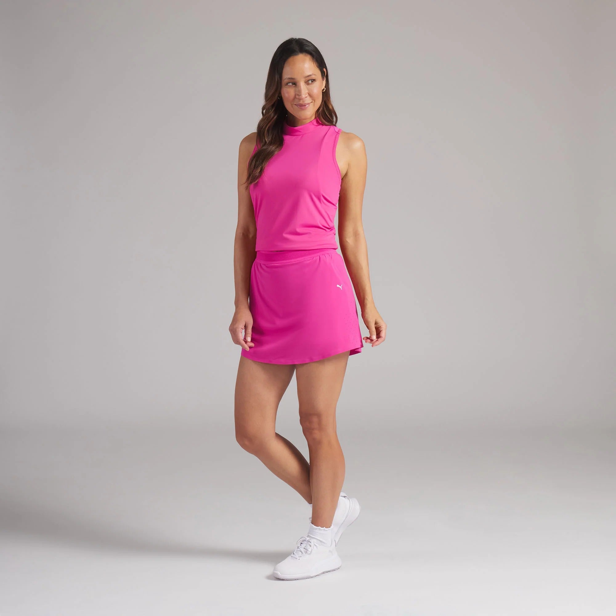 Puma Ladies Lettie S15.5" Golf Skirt - Pink