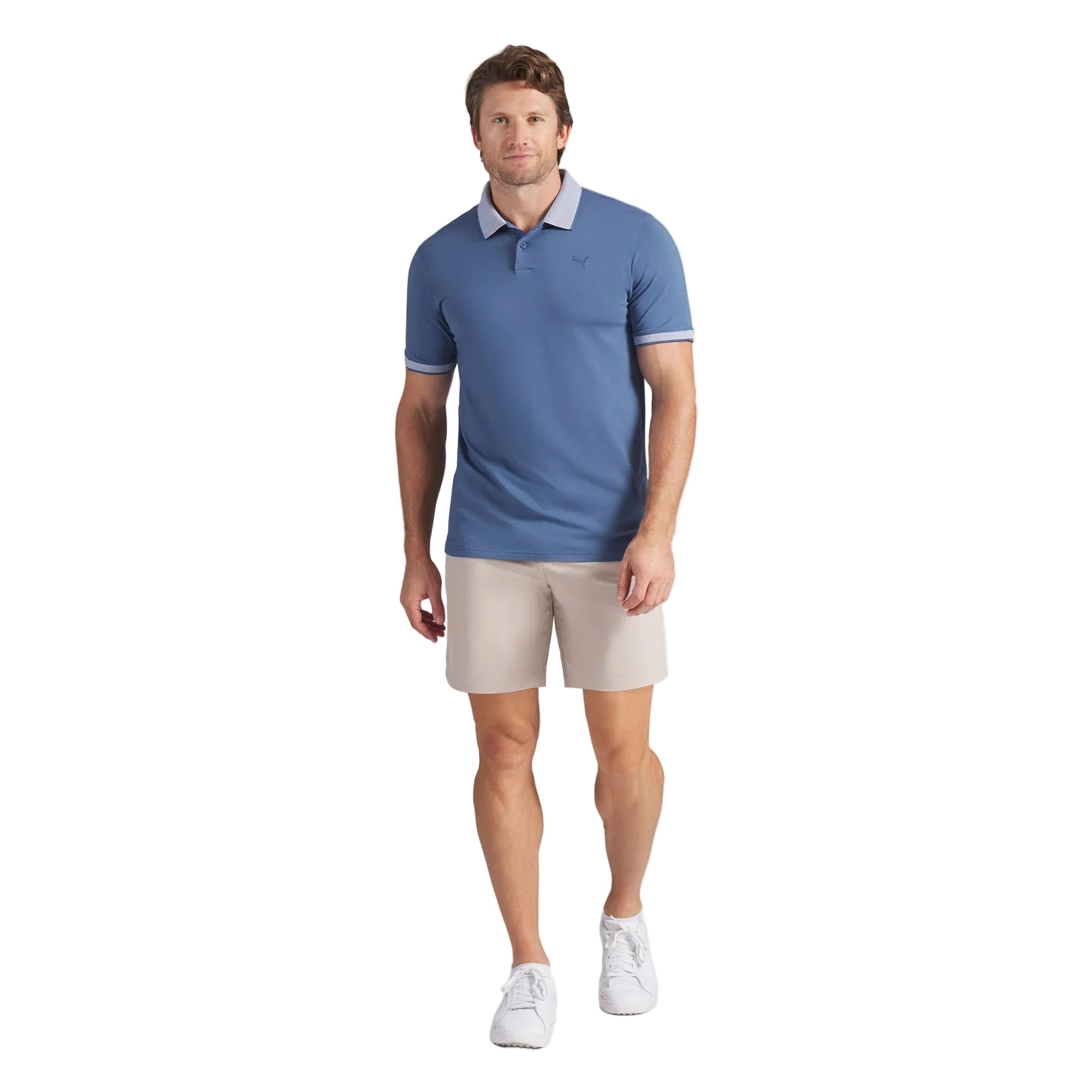 Puma Modalon Crafted LC Golf Polo - Indigo