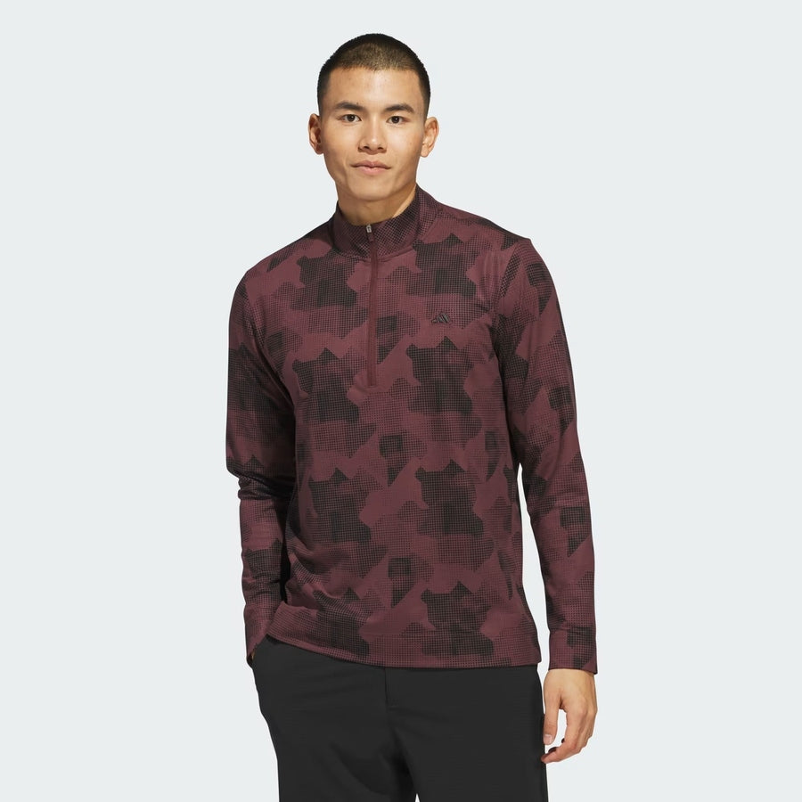 Adidas Go-To Printed Quarter Zip Pullover