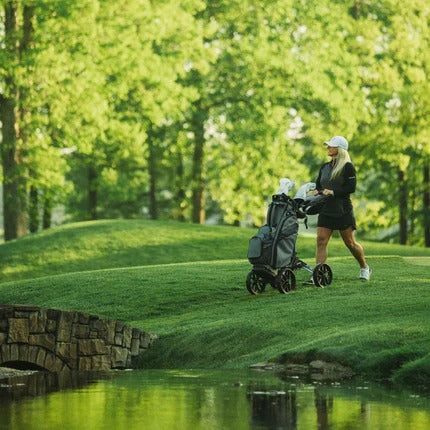 Bag Boy Quad Pro 4-Wheel Golf Push Cart